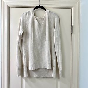 CALIA by Carrie Underwood Oatmeal Ribbed Hoodie L